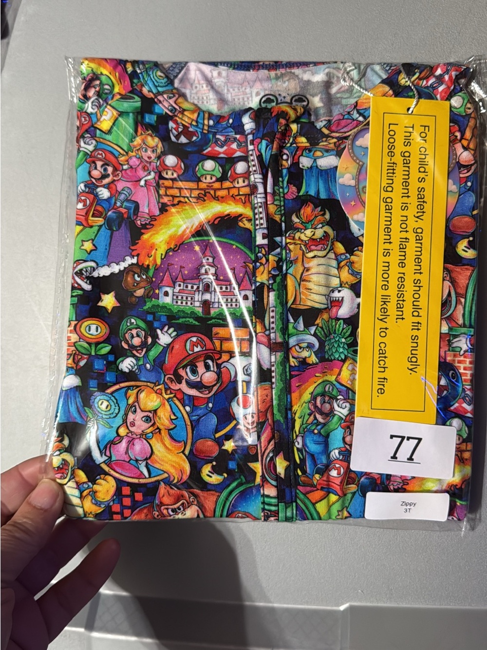 Gamer Vibrant Multicolor Character Print - 3T